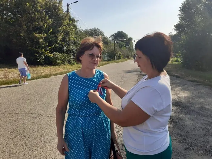 раздача ленточек 3